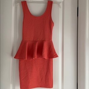 Peplum dress